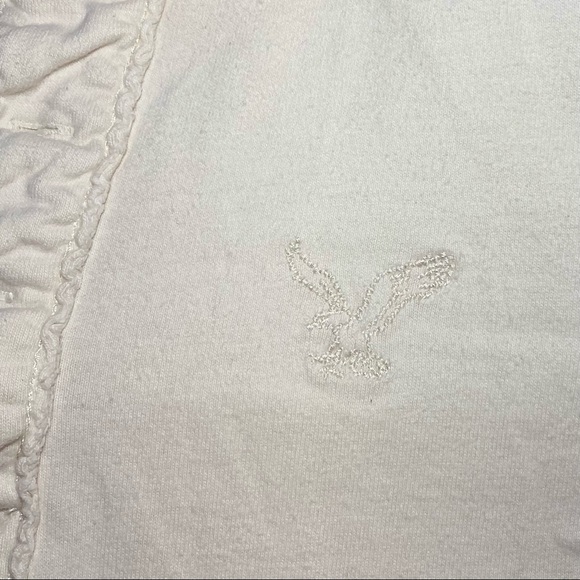 A&E | Mens L | White 1/4 Button Up Pullover Sweater | 100% Cotton - Picture 7 of 8